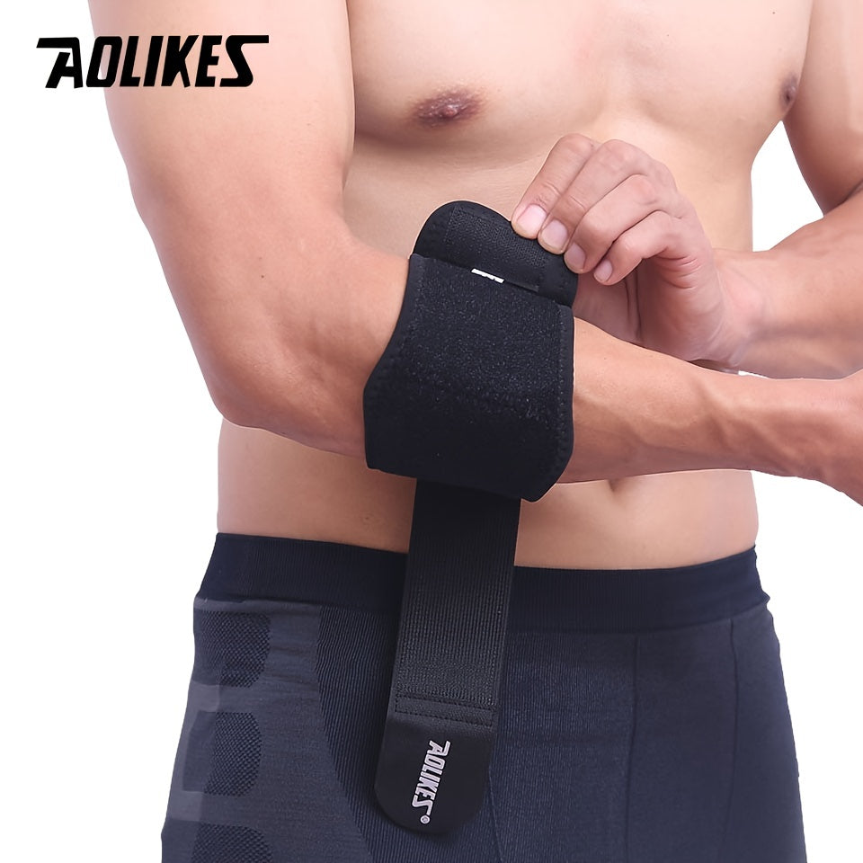 AOLIKES Tennis Elbow Support Pads - Adjustable Tennis Elbow Brace with Compression, Tennis Elbow Brace for Tennis, Basketball, Golf, - Non-slip Strap, Hand Wash Only - Ideal For Epicondylitis, Elbow Brace, Sports Care, Fit De