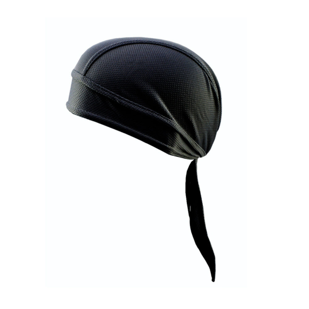 1pc Breathable Mesh Long Tail Head Wrap Cycling Cap Beanie Skull Cap For Men, Ideal Choice For Gifts