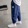 Baby Pants Boy Loose Harem Pants Cotton and Linen