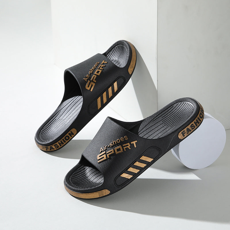Men'S Casual Summer PVC Slippers - Non-Slip, Wear-Resistant Sole, Comfortable Slip-On Sandals for Outdoor & Indoor Use, Outdoor Footwear | Casual Slipon Shoes | PVC Upper Sandalssuitable for Men & Women