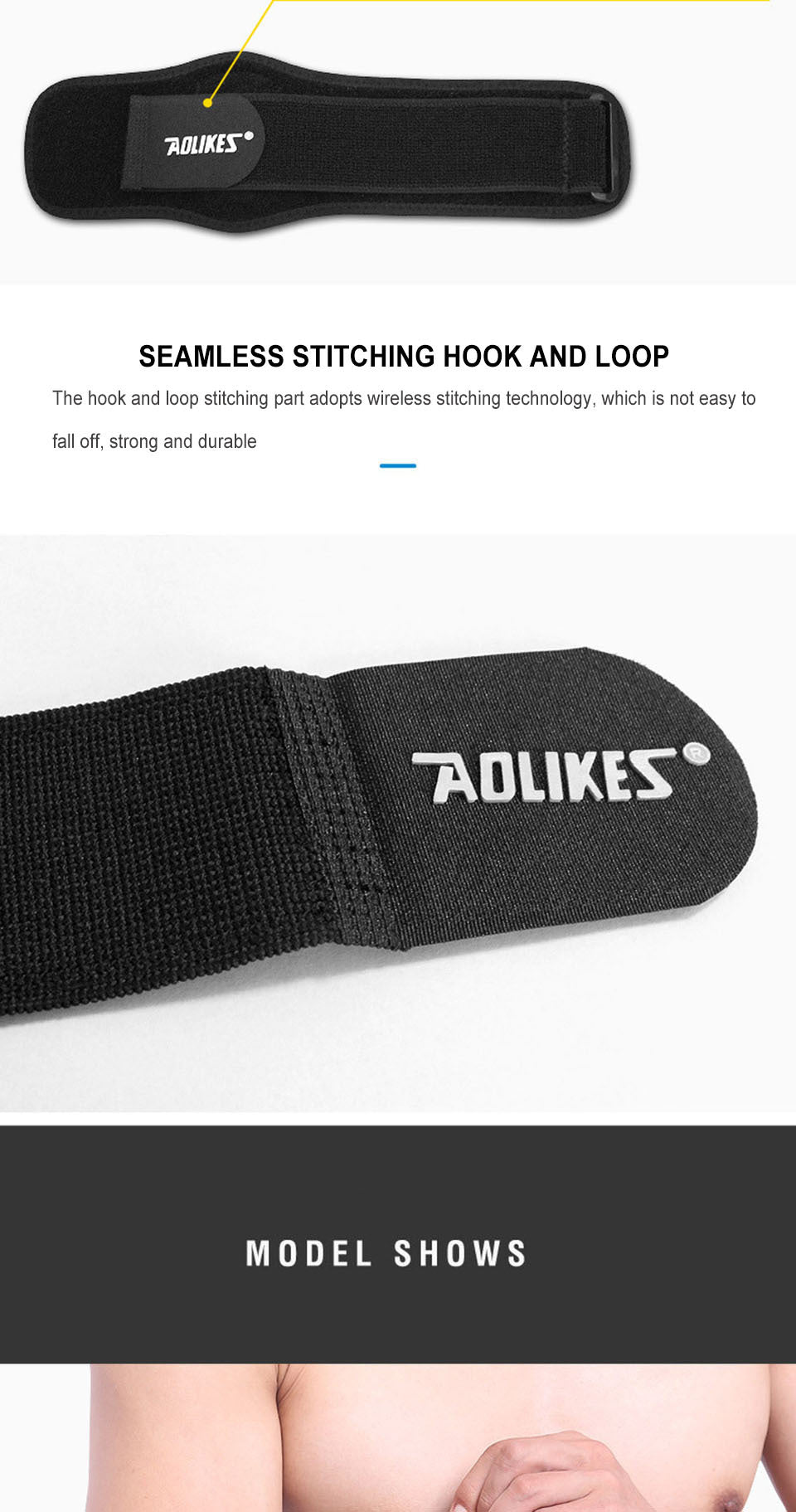 AOLIKES Tennis Elbow Support Pads - Adjustable Tennis Elbow Brace with Compression, Tennis Elbow Brace for Tennis, Basketball, Golf, - Non-slip Strap, Hand Wash Only - Ideal For Epicondylitis, Elbow Brace, Sports Care, Fit De