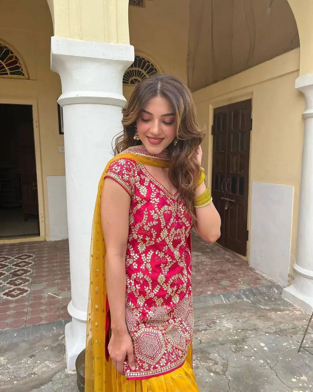 Tennecy's New Ready-Made Collection Heavy Embroidery Sequence Work Indian & Pakistani Top-Patiala & Dupatta Set Fully Stitched