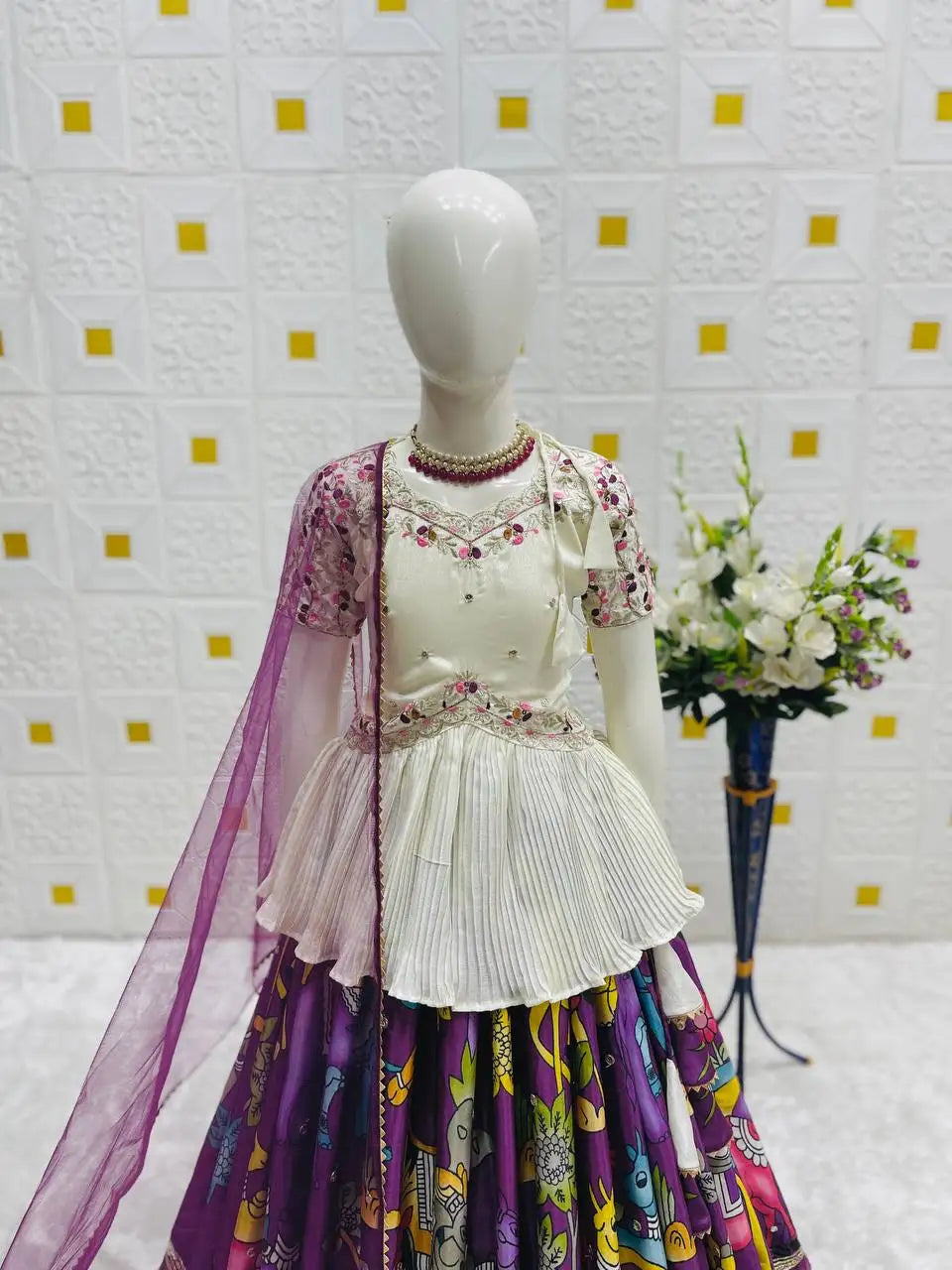 New Girls' Party Fully Stitched Reversible Choli Set Indian & Pakistani Clothing Ready to Wear with Stretchability