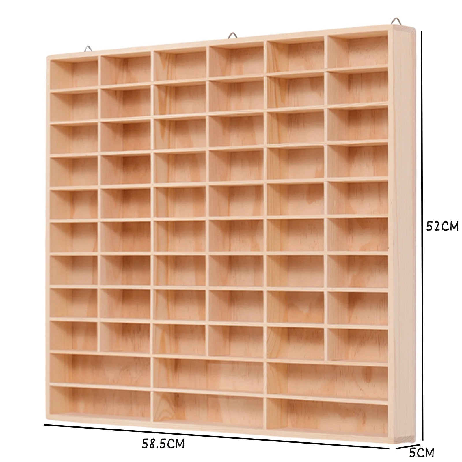 Wooden Multi-Grid Box Car Storage Display Box Hand-Held Storage Box Multi-Layer Display Cabinet Wall Toy Display Rack Stand