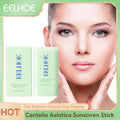 EELHOE Centella Asiatica Sunscreen Stick Spf 50+ Pa+++ Moisturize Brightnening Skin Care Product Freshing Oil Control Sunscreen