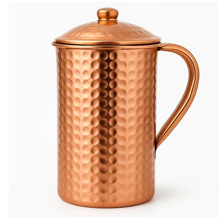 Classic Style Eco-Friendly Shiny Copper Jug for Kitchen Dining Festive Table Displays & Wedding Occasions Water Pots & Kettles