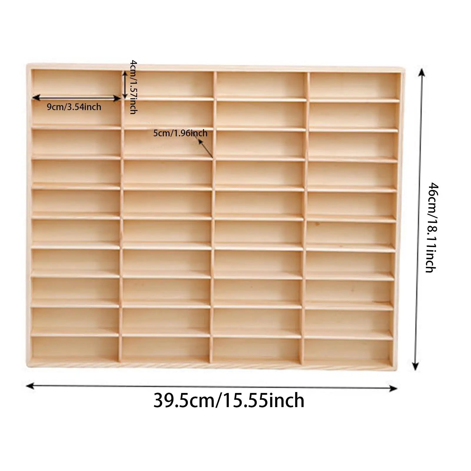 Wooden Multi-Grid Box Car Storage Display Box Hand-Held Storage Box Multi-Layer Display Cabinet Wall Toy Display Rack Stand