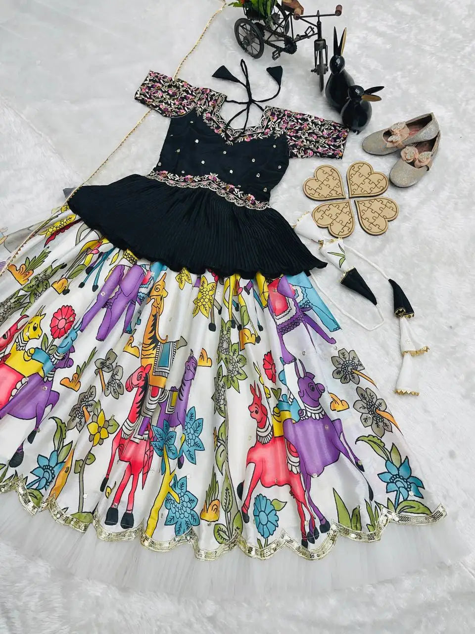 New Girls' Party Fully Stitched Reversible Choli Set Indian & Pakistani Clothing Ready to Wear with Stretchability