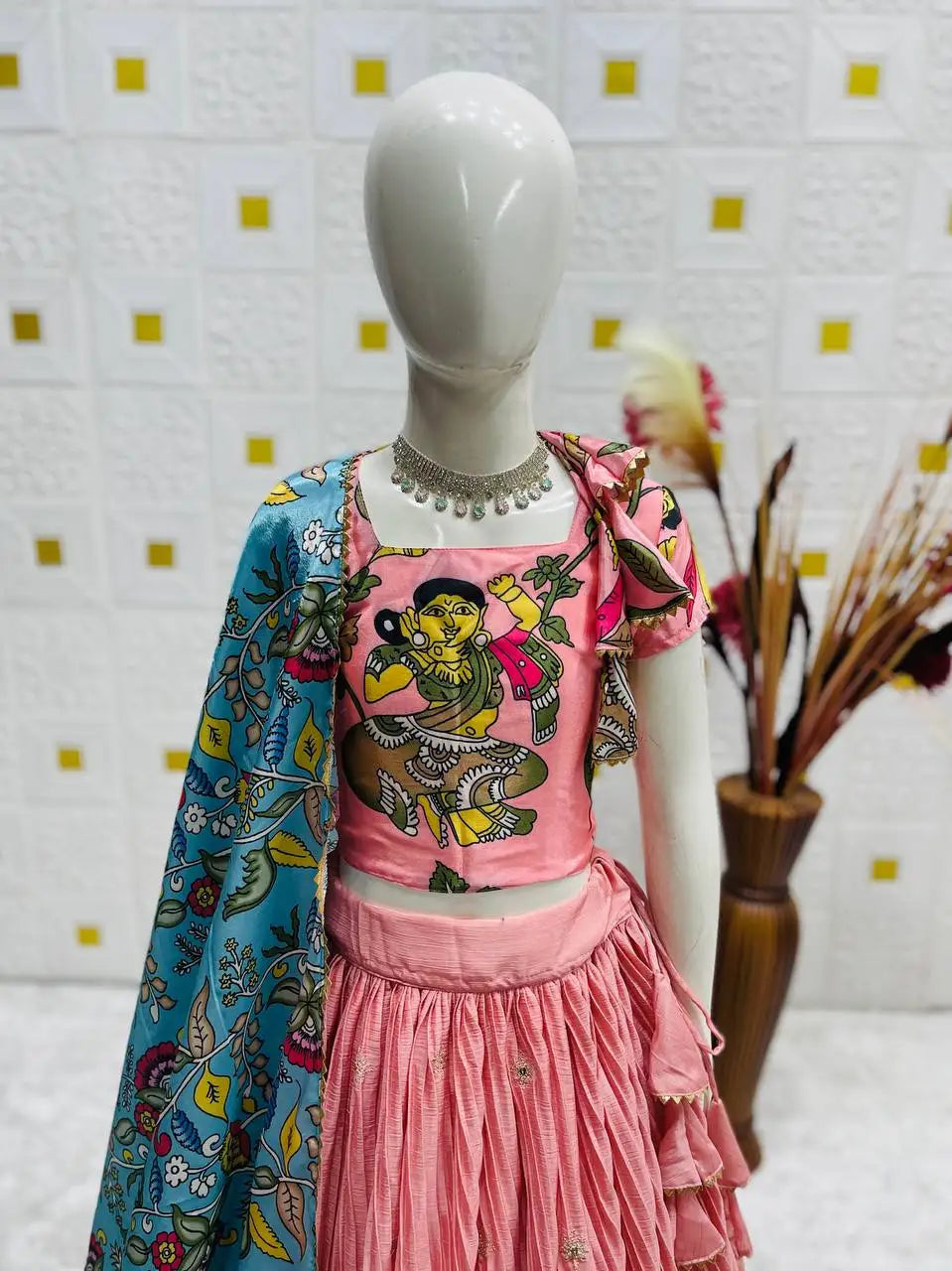 New Designer Fully Stitched Chinon Lakhnawi Cholli Set Ready to Wear Indian & Pakistani Clothing