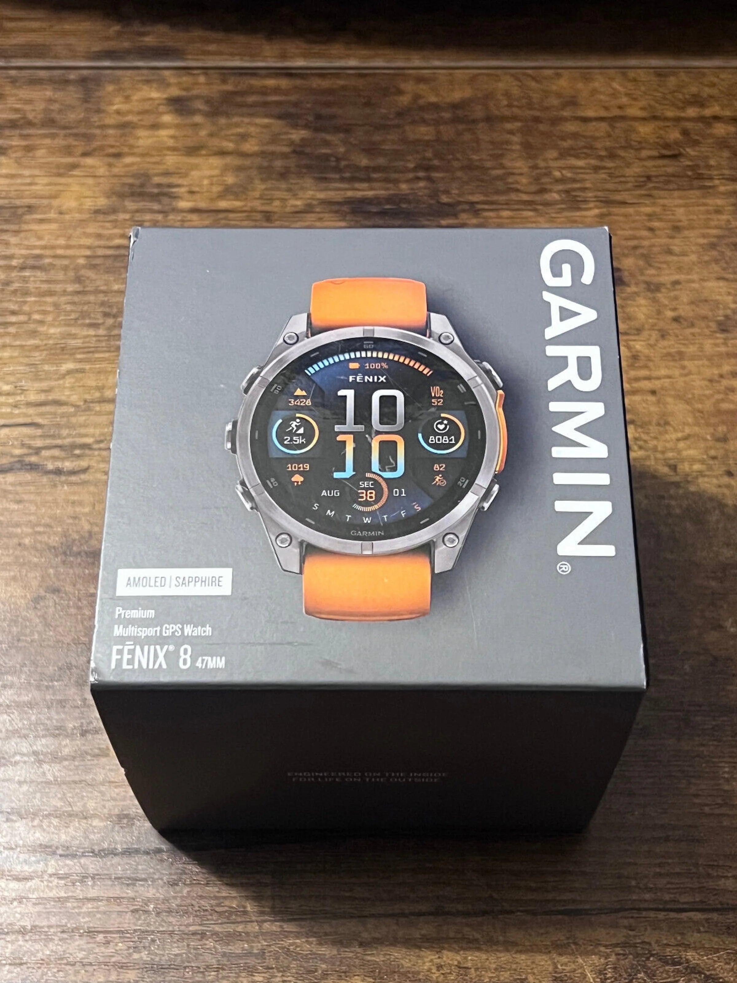 New Original Garmins-Fenix 8 Sapphire Smartwatch Athlete GPS Watch - 47 mm 51 mm AMOLED