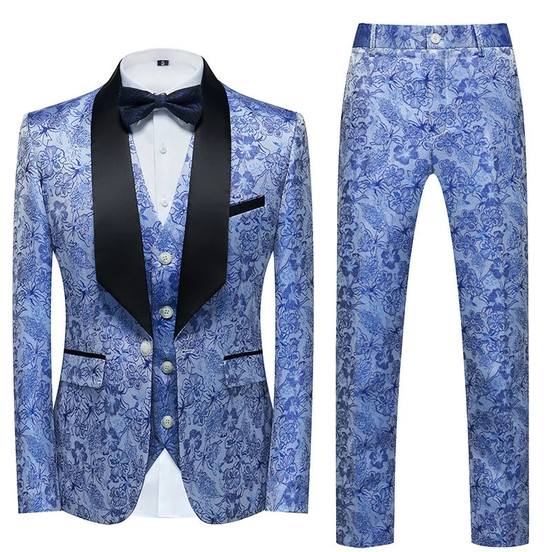 Men's Suit Suit Two-piece Autumn/winter Professional Business Slim Suit Best Man Groom's Wedding Dress