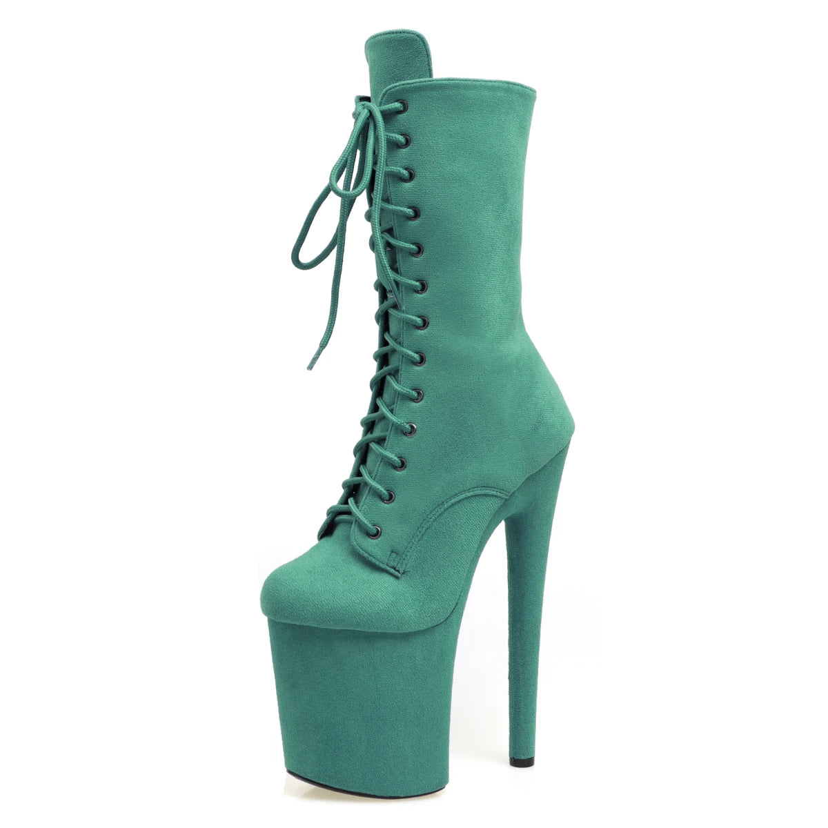 Nightclub 8Inches Flock Lace up