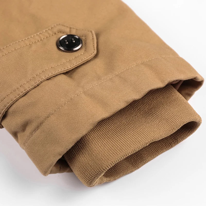 Men's Winter Fleece Inner Jacket Coats Thick Warm Casual Parkas Outwear Jackets Men jaquetas masculina inverno Hooded Overcoat