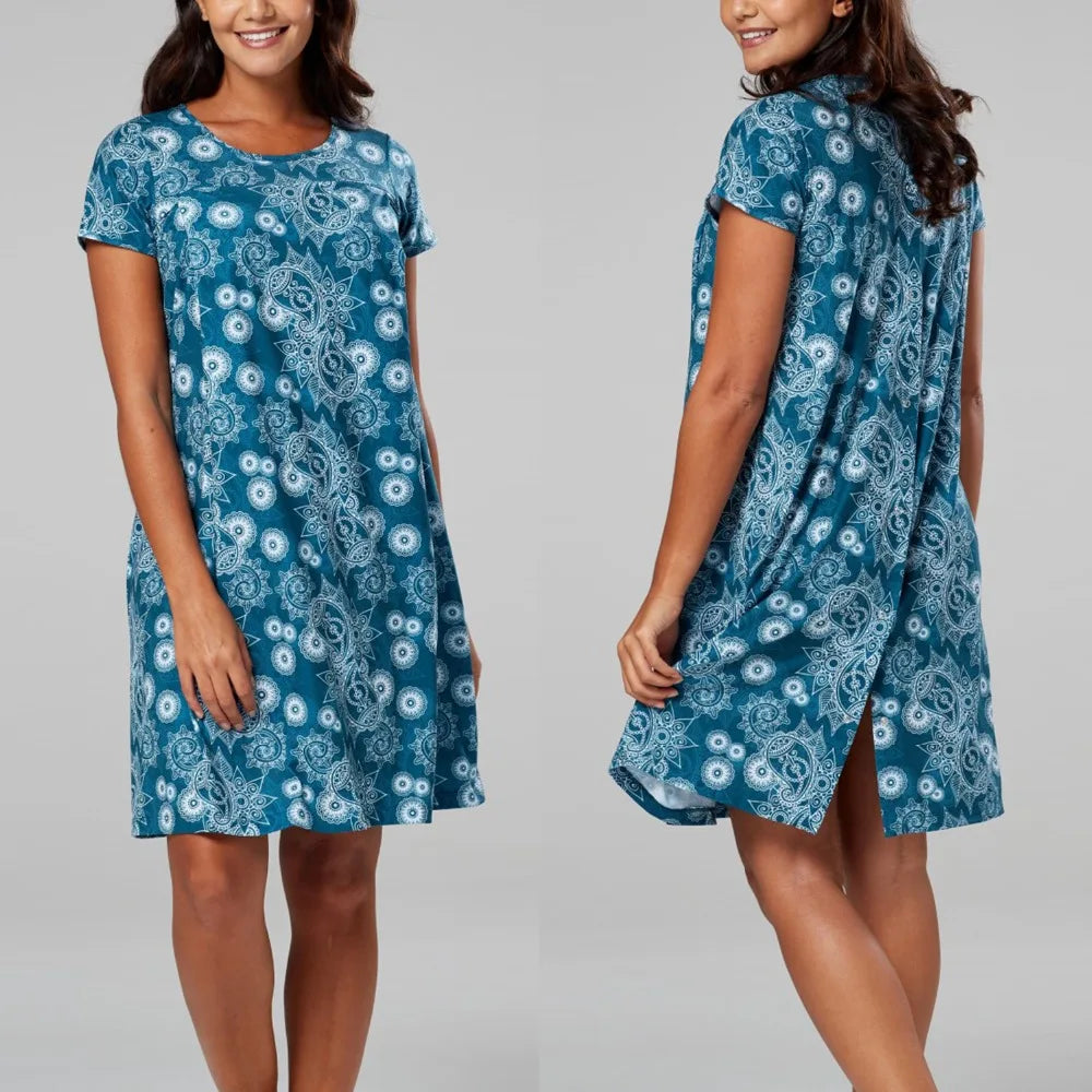 Maternity Pajamas Breastfeeding Nightgowns sexy Short Sleeve Sleepwear Nightie Mothers Nightwear Pregnant Nursing pajamas dress
