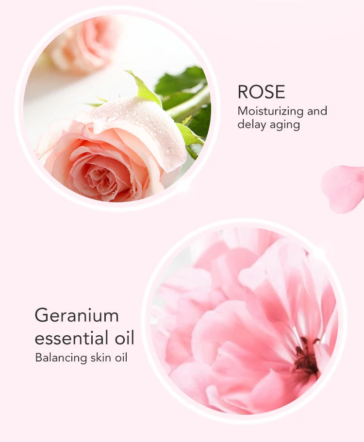 AILKE Whitening Serum, Anti-Aging, Reduce Freckles ,Dark Spots, With Rose Oil, Geranium Essential Oil, For Face & Body Essence