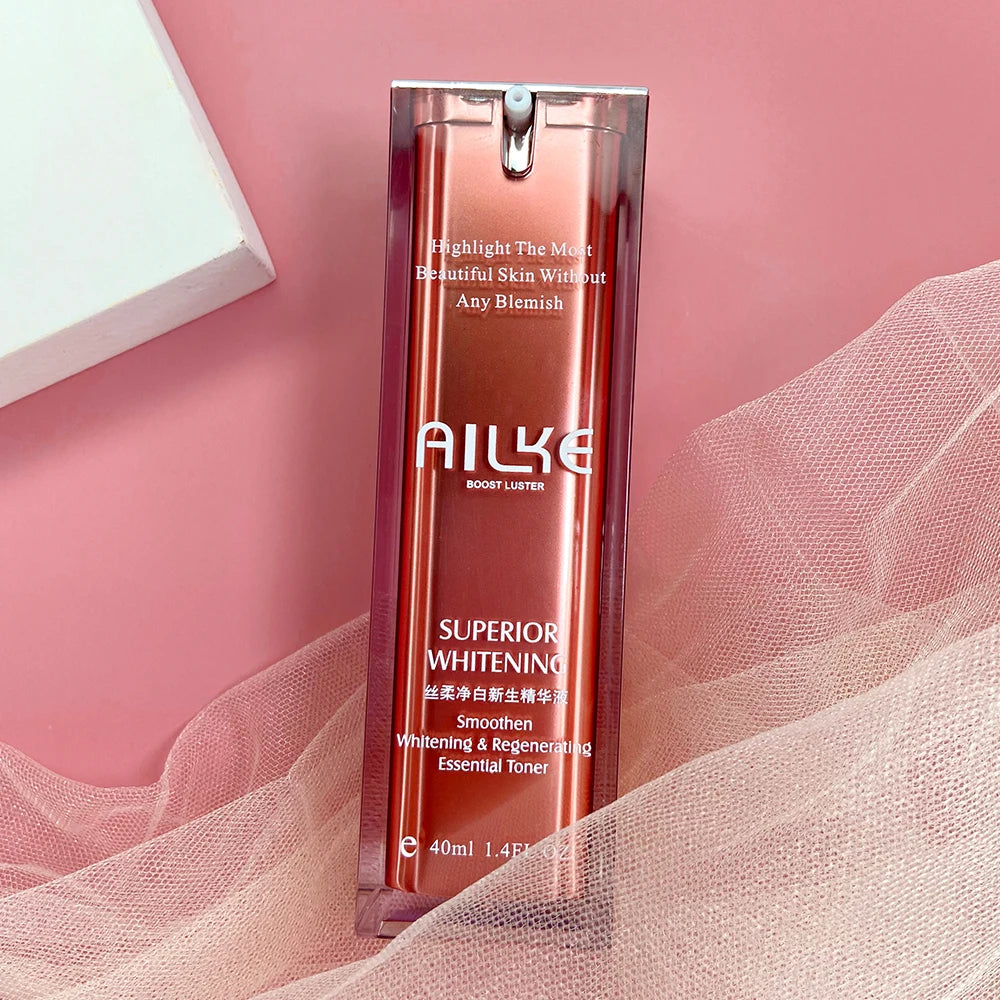 AILKE Whitening Serum, Anti-Aging, Reduce Freckles ,Dark Spots, With Rose Oil, Geranium Essential Oil, For Face & Body Essence