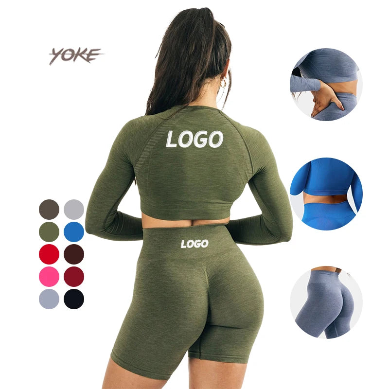 High Quality Solid Custom Logo Women's Selling Custom Logo Halter Gym Sports Bra Fitness Yoga Active Wear