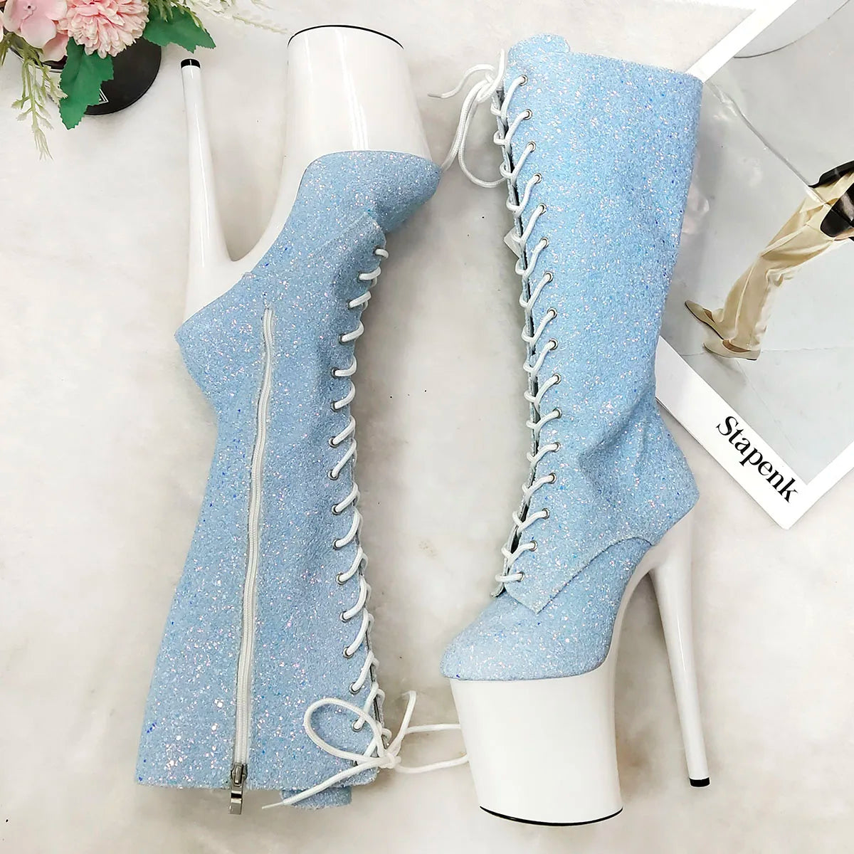 Sexy20cm Stripper High-heeled Boots