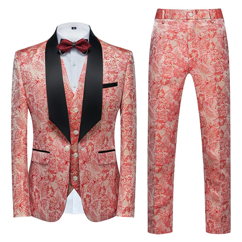 Men's Suit Suit Two-piece Autumn/winter Professional Business Slim Suit Best Man Groom's Wedding Dress