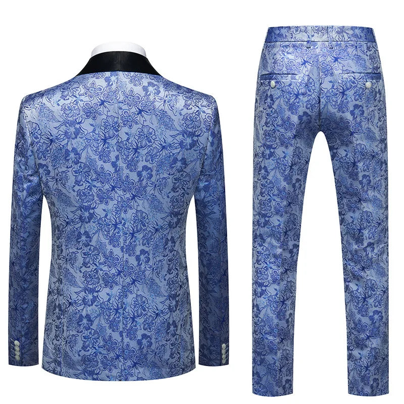 Men's Suit Suit Two-piece Autumn/winter Professional Business Slim Suit Best Man Groom's Wedding Dress