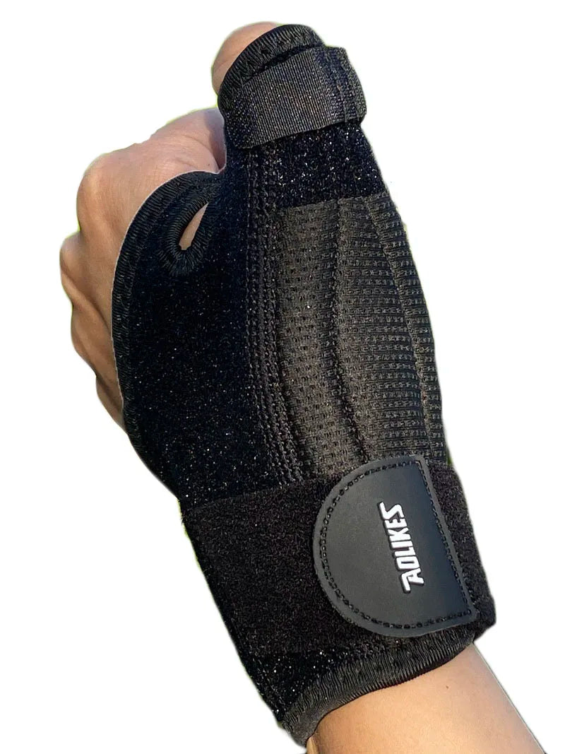 AOLIKES 1Pc Wrist Thumb Support Protector Tendon Sheath Injury Recovery Thumb Brace Splint Finger Sprain Retainer Band Arthritis