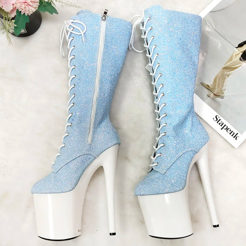 Sexy20cm Stripper High-heeled Boots