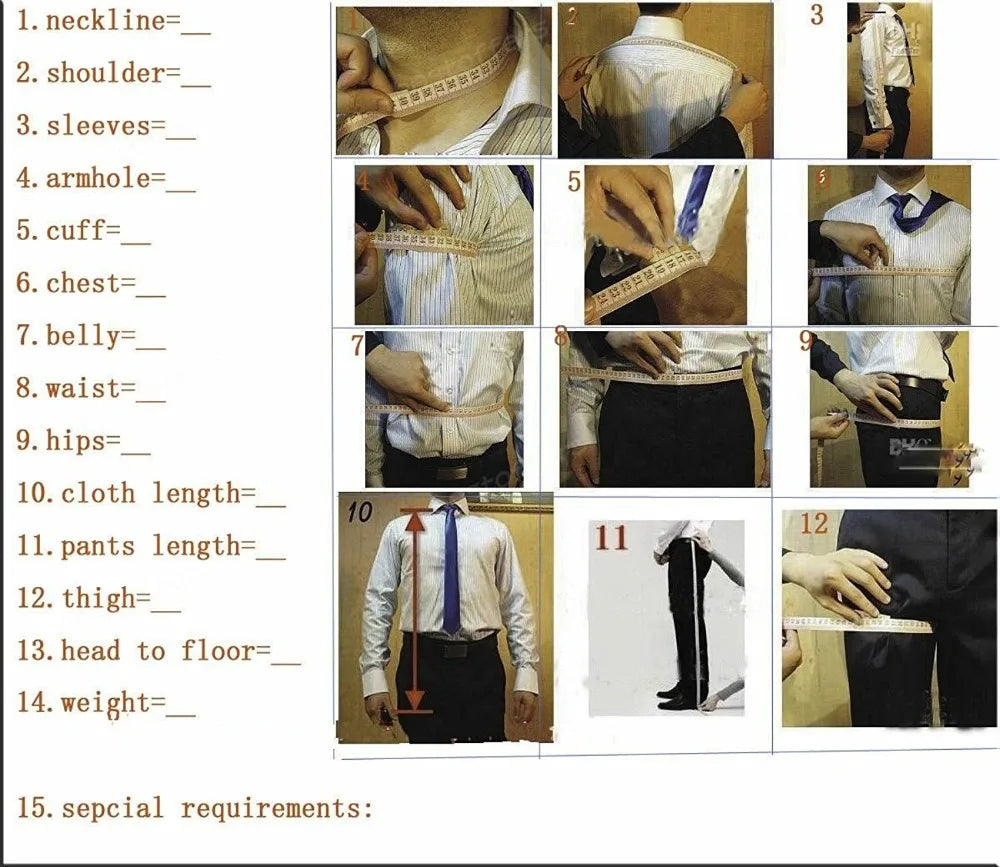 Formal Suit for Mens Wedding Groom Tuxedo Business Work Clothes Office Jacket Pants 2-Piece Suit 2-Button Blazer