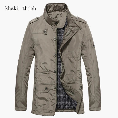Winter jacket men hot sale man jacket large 5XL casual trench winter coat autumn thick cotton insulated outerwear