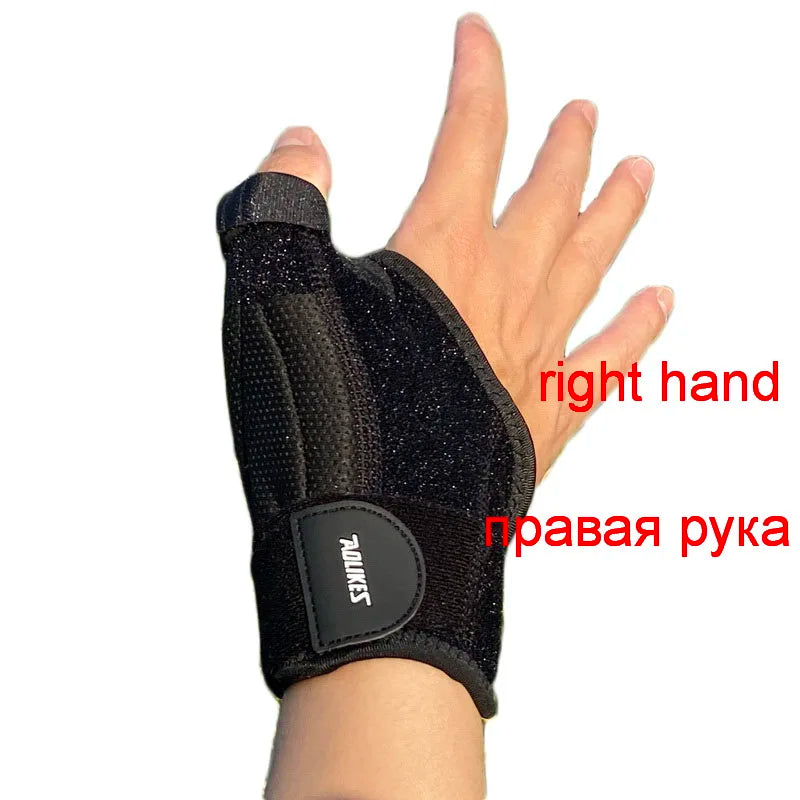 AOLIKES 1Pc Wrist Thumb Support Protector Tendon Sheath Injury Recovery Thumb Brace Splint Finger Sprain Retainer Band Arthritis