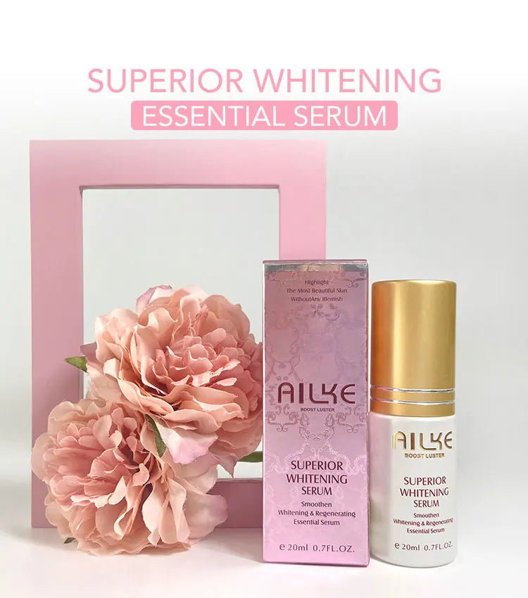 AILKE Skin Whitening Set, With Glutathion, Vitamin C, Shea Butter, Remove Dark Spots, Melanin, Pigmentation, Freckles, Stains