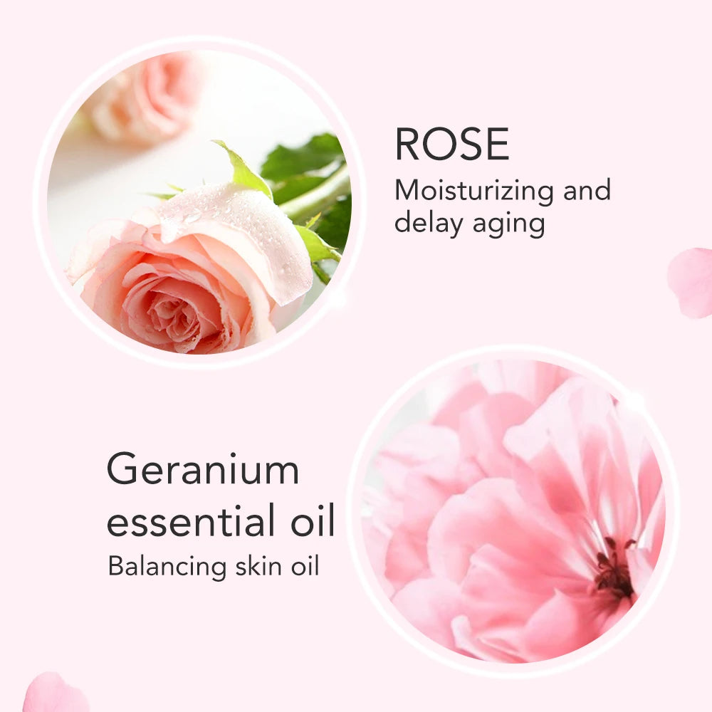 AILKE Whitening Serum, Anti-Aging, Reduce Freckles ,Dark Spots, With Rose Oil, Geranium Essential Oil, For Face & Body Essence