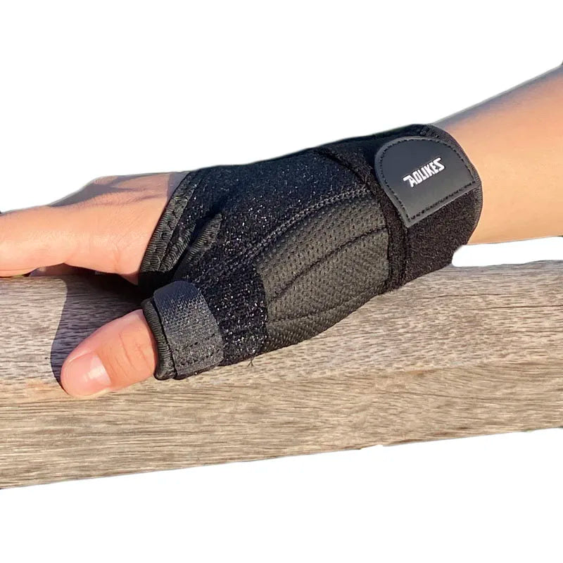AOLIKES 1Pc Wrist Thumb Support Protector Tendon Sheath Injury Recovery Thumb Brace Splint Finger Sprain Retainer Band Arthritis