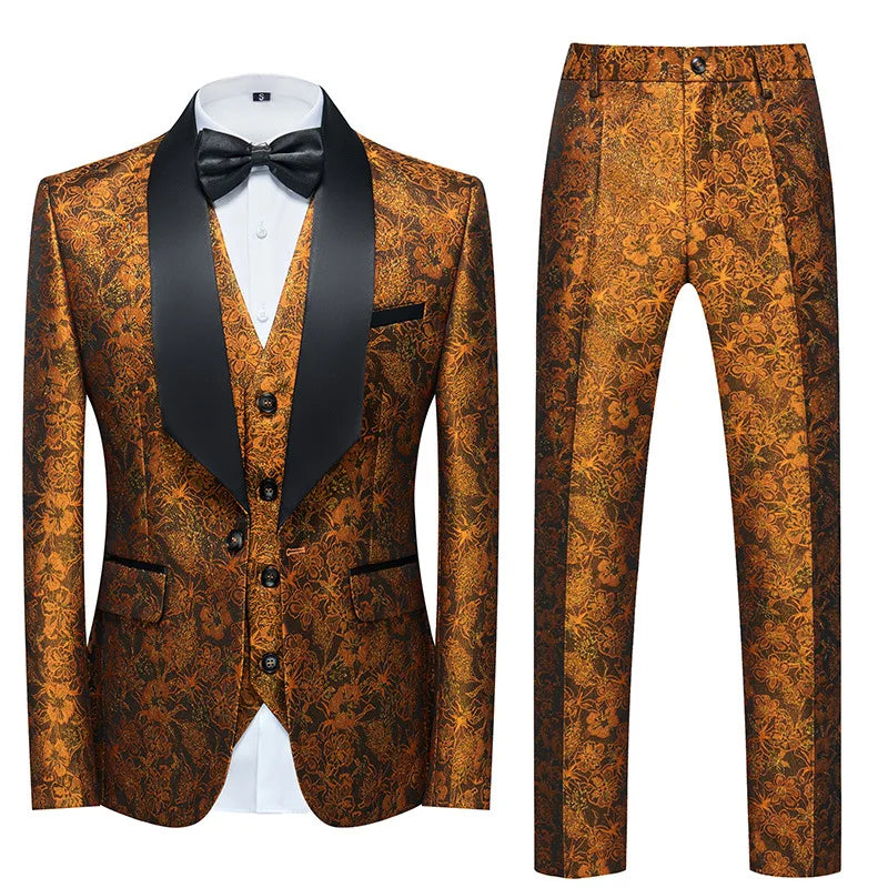 Men's Suit Suit Two-piece Autumn/winter Professional Business Slim Suit Best Man Groom's Wedding Dress