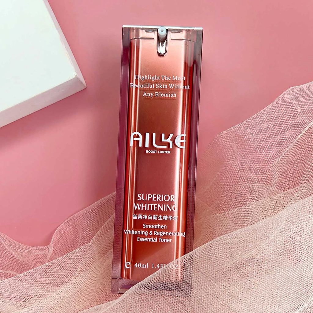 AILKE Whitening Serum, Anti-Aging, Reduce Freckles ,Dark Spots, With Rose Oil, Geranium Essential Oil, For Face & Body Essence
