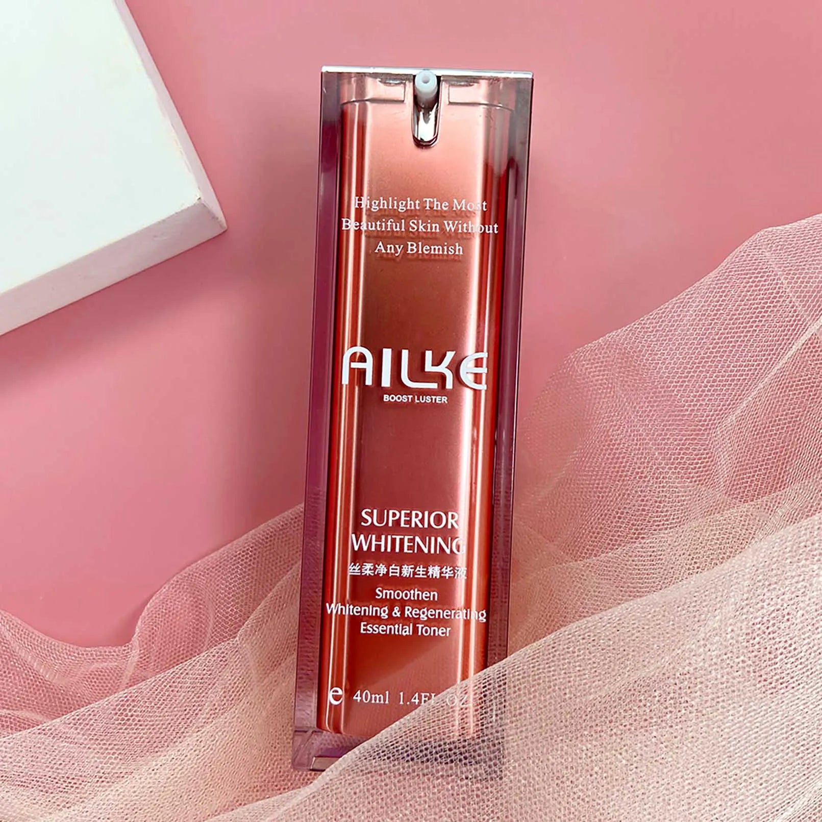 AILKE Whitening Serum, Anti-Aging, Reduce Freckles ,Dark Spots, With Rose Oil, Geranium Essential Oil, For Face & Body Essence