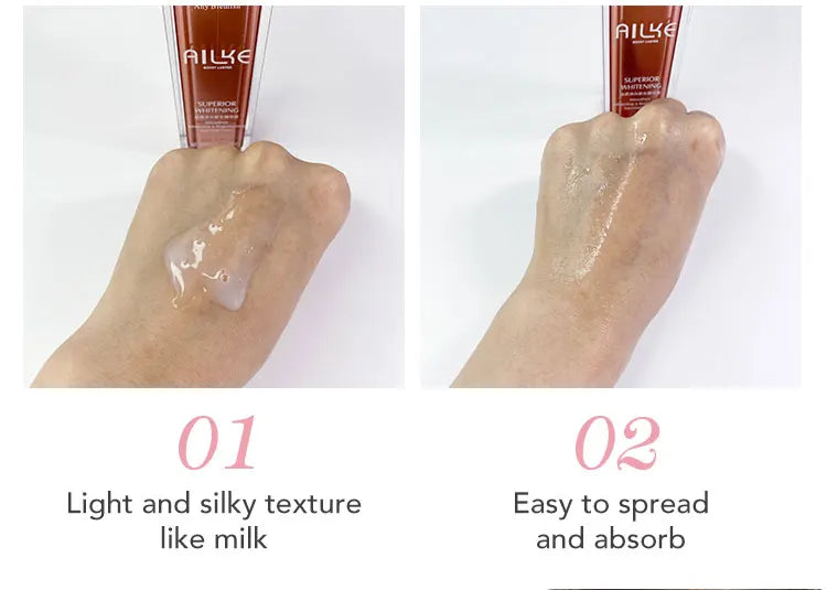 AILKE Whitening Serum, Anti-Aging, Reduce Freckles ,Dark Spots, With Rose Oil, Geranium Essential Oil, For Face & Body Essence