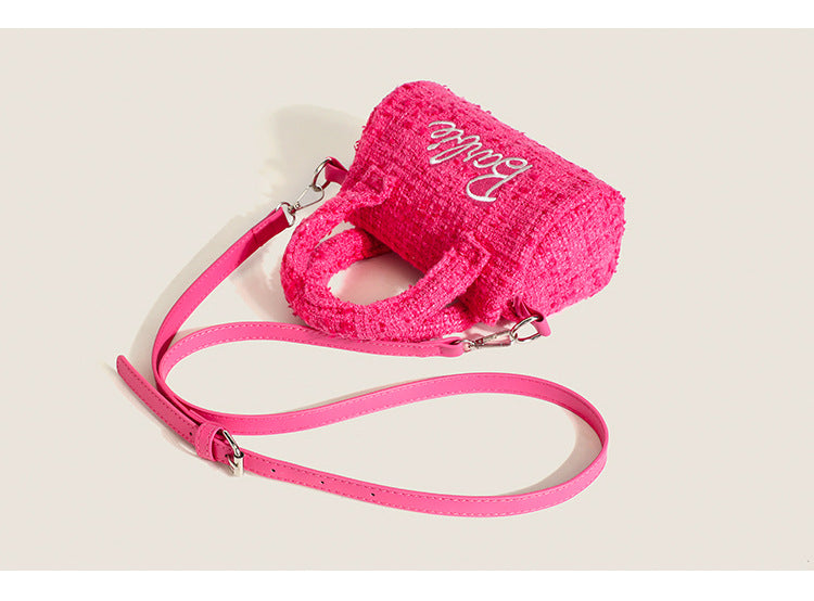 Nizi Pillow Bag Pink Shoulder Bag Women's Niche Design Bag 2026 New Model Handbag Crossbody Bag