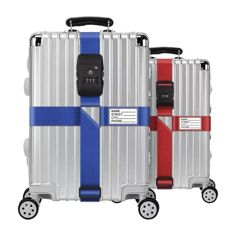 Trunk strap cross packing belt safety fixing consignment travel box protection tightening reinforcement belt binding rope