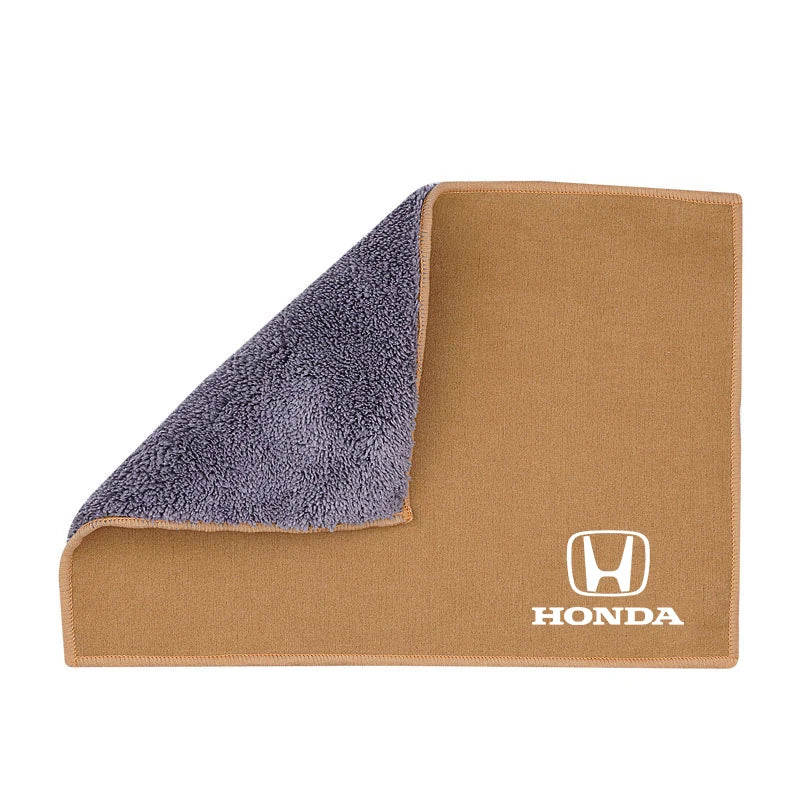 Microfiber Towel Car Cleaning Care Accessories For Honda Civic Fit Jazz Accord Pilot CRV Odyssey Passport City Shuttle HRV Vezel