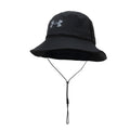 Under Armour Men's Hat, Fashionable Black Simple Fisherman's Hat, Comfortable, Breathable, Casual Fishing Sun Hat 1361527-001