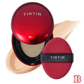 TIRTIR Red Foundation Waterproof Cushion Concealer Lightweight Buildable Coverage Lasting Setting Spray Cushion Makeup