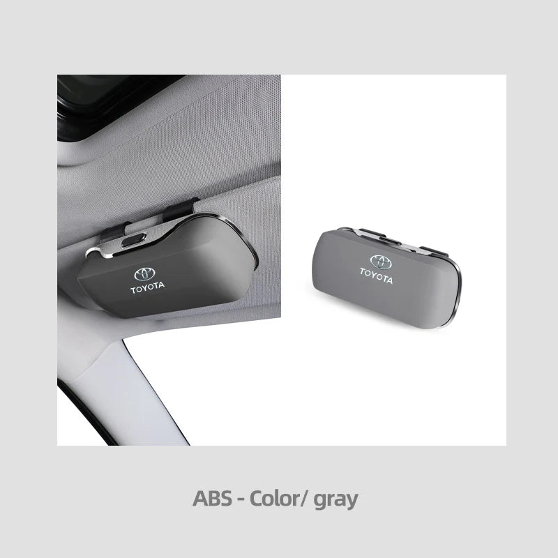 Leather Car Glasses Case For Toyota Yaris Cross Sienna 2025 New Style Premium Auto Glasses Frame Toyota Yaris Cross Accessories