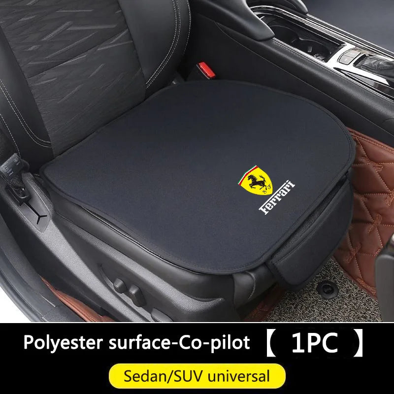 Car Front Back Seat Cushion Protect Pad Auto Non-Slip Cover For Ferrari F430 Stradale 458 488 599 612 F12 F1 Styling Accessories