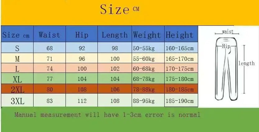 Outdoor sports jogging pants, men's daily casual pants, fashionable Harajuku street pants
