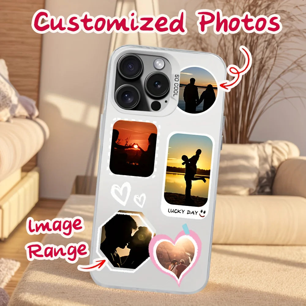 DIY Custom Love Photo IMD Shockproof Phone Case For iPhone 1716 15 14 13 12 11 Pro Xs Max X XR Mini 16e 7 8 Plus SE 2020 2022
