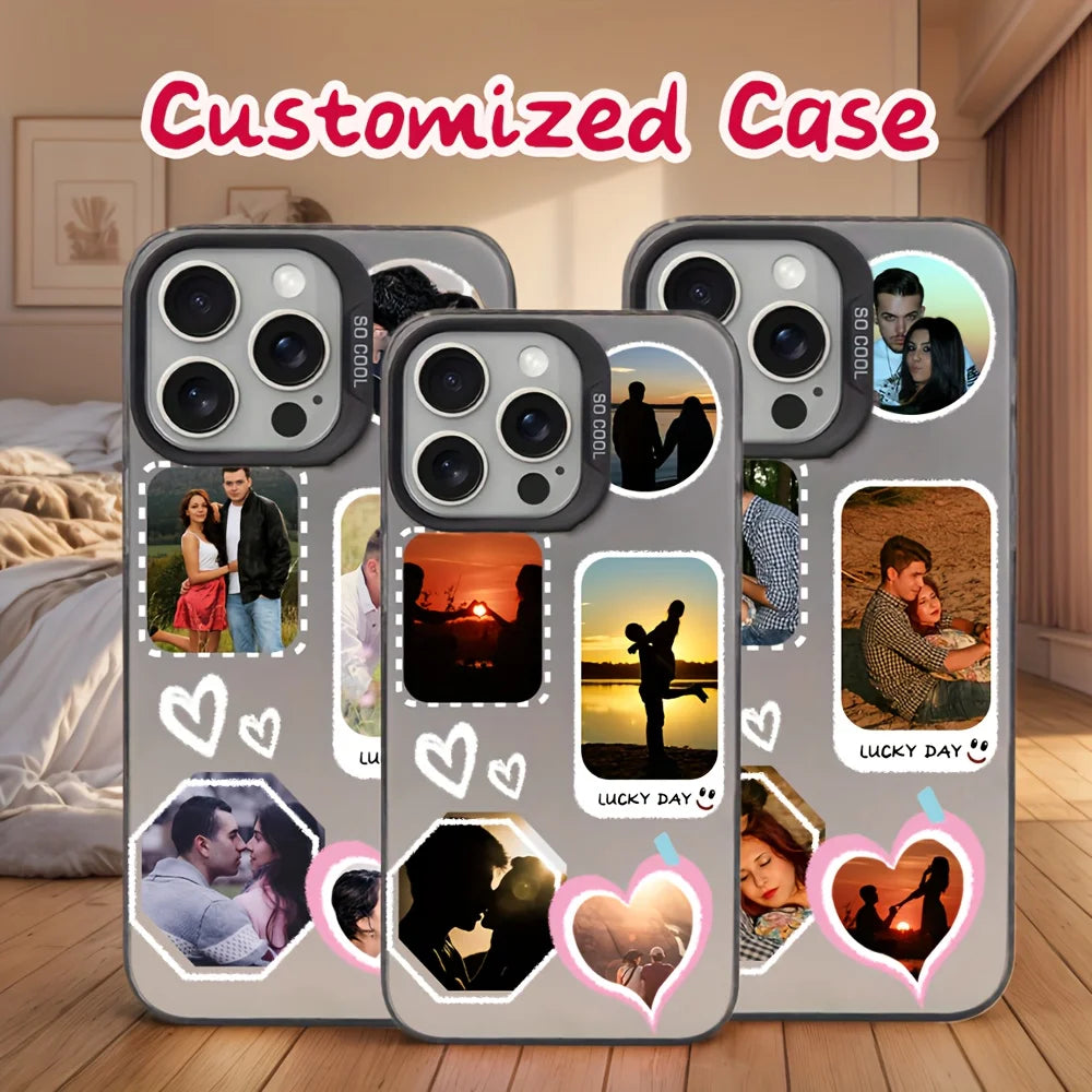DIY Custom Love Photo IMD Shockproof Phone Case For iPhone 1716 15 14 13 12 11 Pro Xs Max X XR Mini 16e 7 8 Plus SE 2020 2022