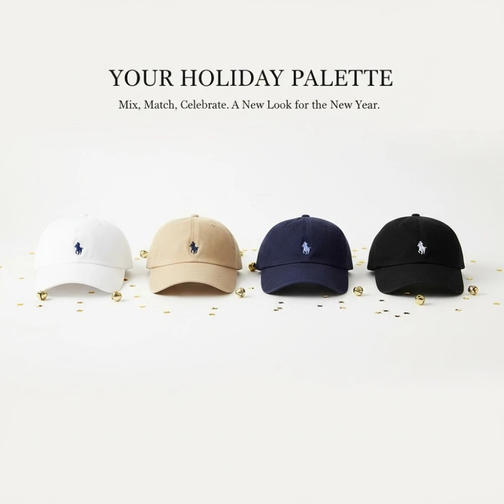 2026 Gifts Unisex Polo Cap - Soft Cotton Embroidered Baseball Dad Hat,Polo Style Breathable Casual Sun Hat for Men & Women