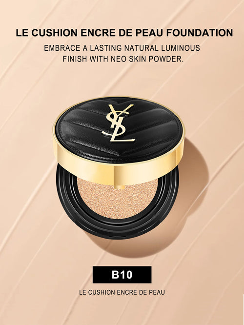 Yves Saint Laurent Le Cushion Encre De Peau-Luminous Matte Cushion Foundation SPF 33/ PA++  All Day Flawless Coverage Shine-Free