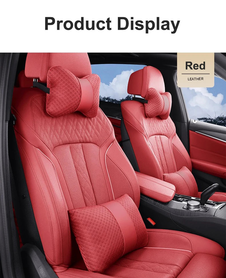1pcs Car Headrest/Lumbar Support Neck Pillow Waist Cushion For Honda Civic Accord Vezel Fit CRV HRV Crz Hrv Polit Jazz Jade