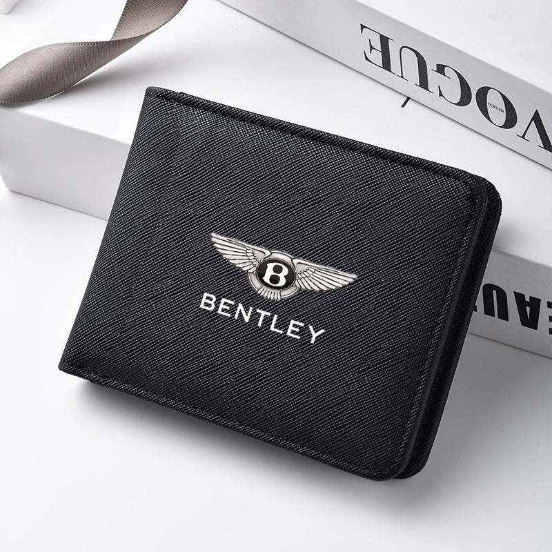 Men Wallet Card Holder Driver License Documents Wallet for New Bentley Flying Spur Continental GT Bentayga Mulsanne Accessories